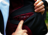 Custom Tailored Bespoke Suit - Design embroid